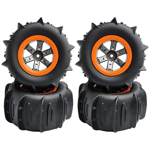 GDOOL RC Paddle Tires Wheels LG-ZJ02 25-ZJ02 for High Speed 9125 X07 X08 X17 9155 9156 RC Cars 9201E...