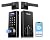 Philips Built-in WiFi Smart Lock + 2 Levels, Smart Locks for Front Door, Digital Keypad Deadbolt with Handle, Fingerprint, PIN Code, App Remote Control & Voice Unlock, Keyless Entry, Auto Locking