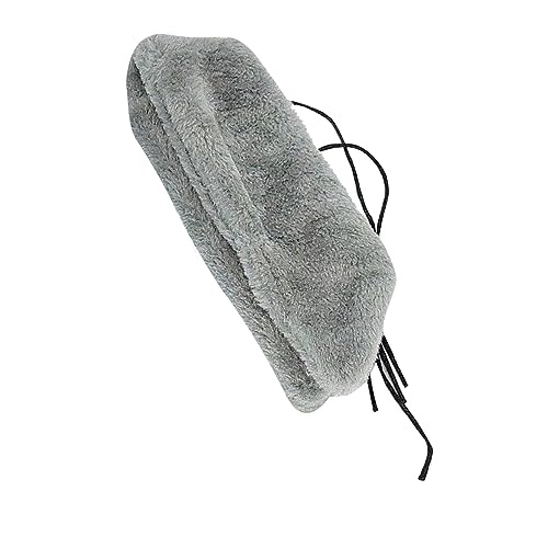 Image of Pssopp Bird Cage Blanket Cozy Snuggle Hut Cuddle Nest Hanging Toy for Parrots, Eclectus, Cockatoo, Conure, Lovebird - Gray Cotton Fleece Comfort Corner