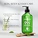 Aloderma 99% Organic Aloe Vera Gel Made within 12 Hours of Harvest - Lightweight, Non-Sticky Aloe Gel for Face Body, Hair, & Scalp, After Sun Relief, Natural, Soothing Hydrating Aloe Gel, 10.6oz