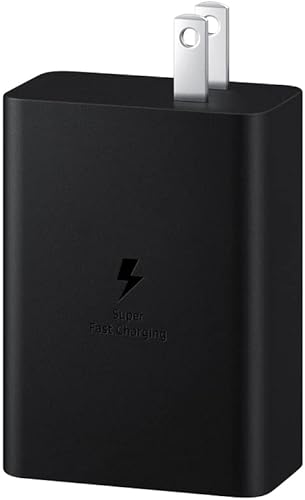 Miniatura 2 de Samsung Cargador de pared de carga súper rápida de 3 puertos, 1 USB-C 65 W, 1 USB-C 25 W, 1 USB-A de 25 W, capacidad máxima de 65 W (cable no