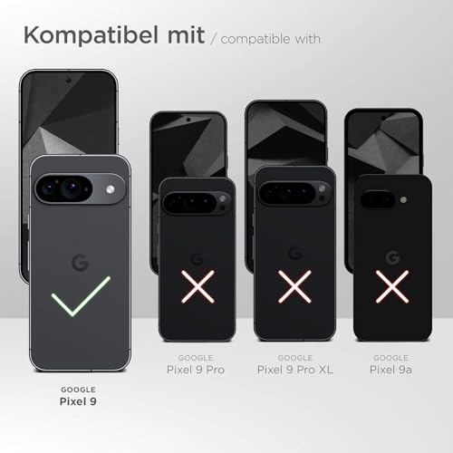 Étui Pixel 9 ONEFLOW Liberty en cuir synthétique vert avec languette d'extraction - 2
