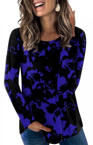 LONGYUAN Plus Size Womens Long Sleeve Tunic Tops...