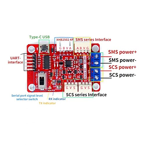 Techtonics FE-URT-1 Multi Function Serial Port Signal Converter USB/UART to SMS Servo (RS485) & SCS Servo(TTL) - Image 3