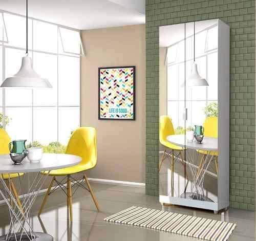 Estante Sala Adega Livreiro Armário Espelho Multiuso Magia Móveis