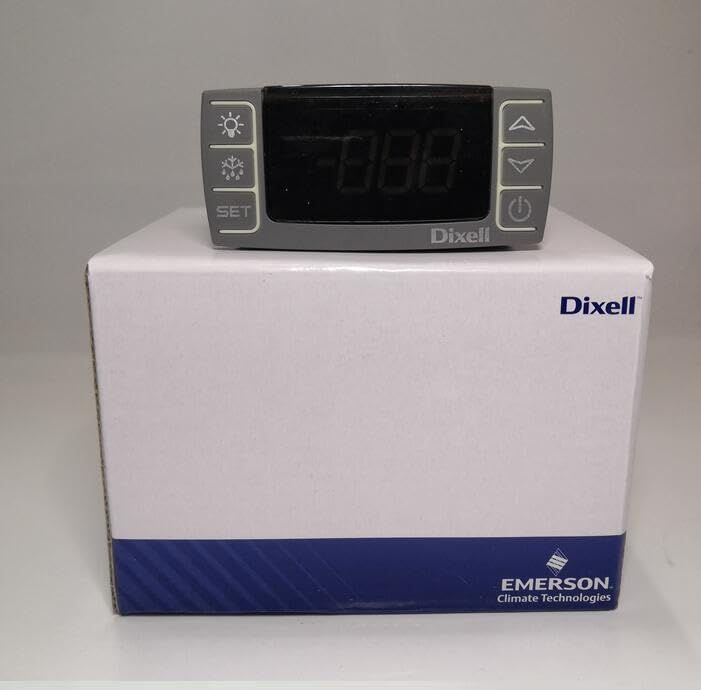 Dixell XR40CX-4N1F1 Digital Microprocessor Temperature Thermostat Controller 120V/50Hz-60Hz for Medium Low Temperature Refrigerating Units(with 2 NTC Probe Inputs)