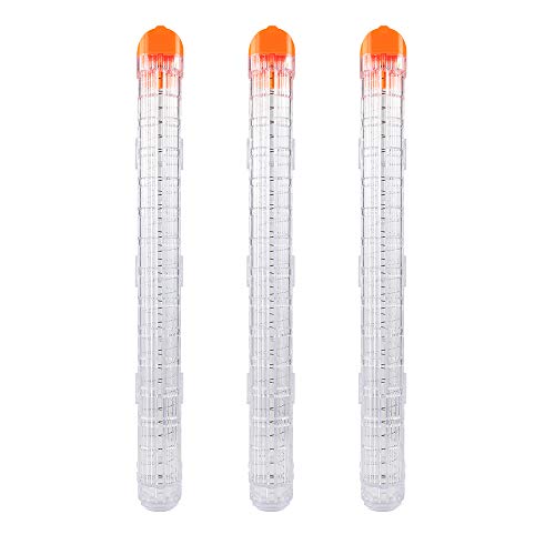 Hosim Bullet Clips, Soft Bullet 12-Round Nerf Rival Magazine Quick Reload for Nerf Rival Apollo Zeue Atlas Strike Elite Blaster Kid's Toy Gun Ammo Cartridge 12-Dart (Pack of 3)-HQDJ12