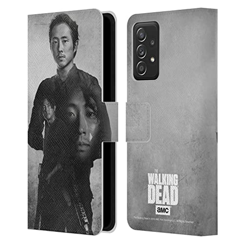 Coque Portefeuille Cuir Samsung A53 5G Motif Walking Dead Durable