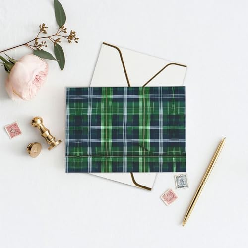 Zishak SN-127 Blue Scottish Tartan Radiant Gratitude Cards-Wedding,Friendship,Anniversary Greeting Cards thumb #6