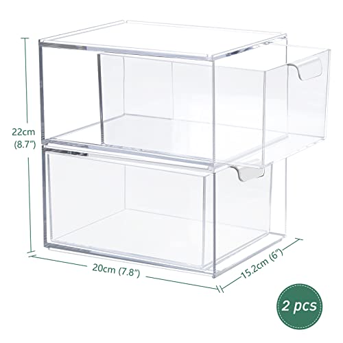 Greentainer Makeup Organizer With Drawers - Image 2