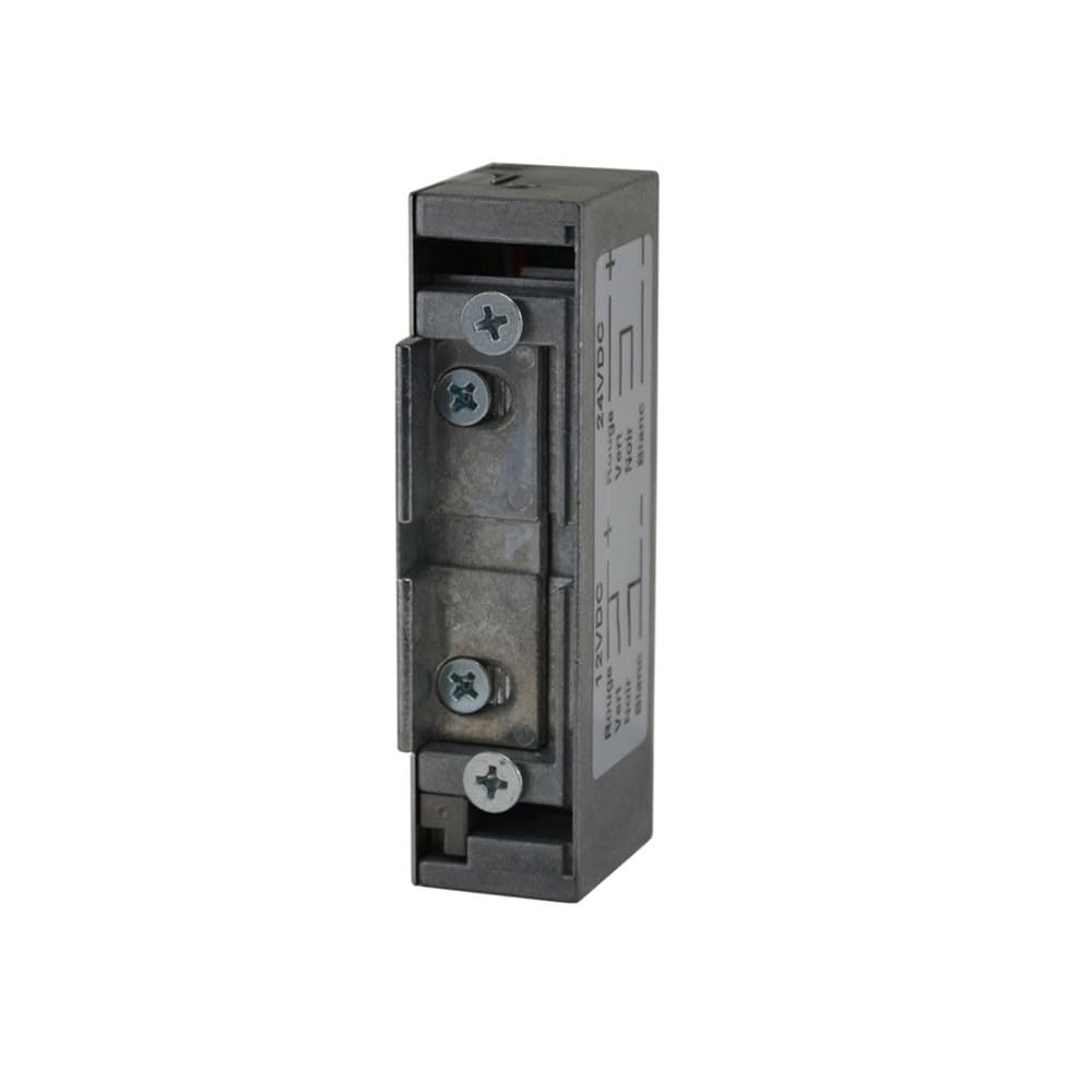 Gâche électrique à encastrer usage universel type ESU 900 émission ou rupture en 12 ou 24 Volts AC/DC