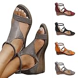 Womens Fashion Sexy Sandals,Wedge Heels T Bar for Women Gladiator Shoe Open Toe,Plus Size Fashion...