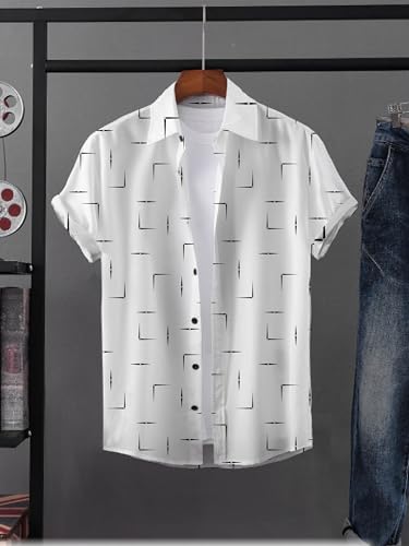 Image of Men's Printed Shirt Half Sleeve