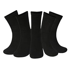 Kensington® 10 Pairs Men Sport Socks Size 6-11 Thick Cotton Cushion Crew Compression Ankle Large Pack For Under Trainer…