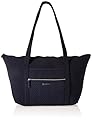 Vera Bradley Microfiber Miller Tote Travel Bag, Classic Navy