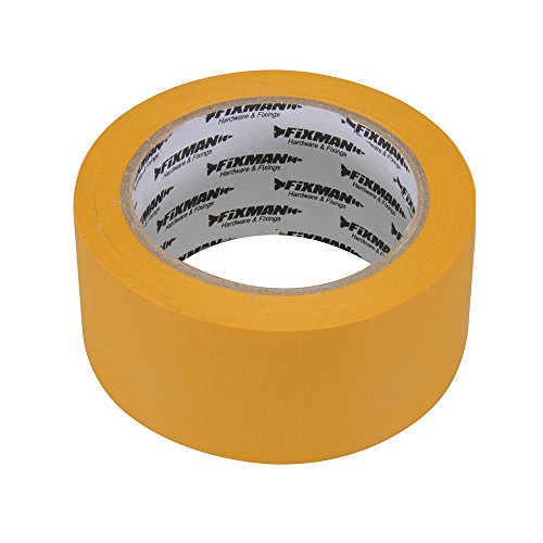 Preisvergleich Produktbild Fixman 194577 Gewebe-Klebeband 50 mm x 33 m, gelb