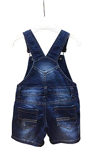 KIDSCOOL SPACE Baby & Little Girls/Boys Summer Shorts,Adjustable Jean Shortall Overalls2