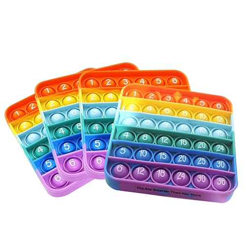 Matrix Dice Game – Pop-and-Play Bubble Pad Educational Math Dice Game – Fun Math Games for Kids 8–12, Teens, Adults, and Seniors – Ideal for Classrooms and Family Board Game Night for 2-4 Players