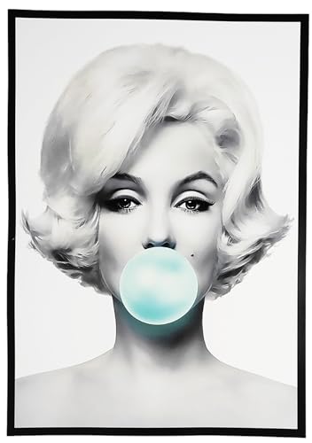 KUSTOM ART Póster decorativo de parede série Star de Hollywood Marilyn Monroe impressão artística em papel patinata 42 x 30 cm sem moldura