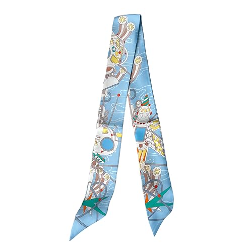 Image of Pure Mulberry Silk Scarf - Lightweight Neckerchief,Packed Handbag Band Hair Neck Scarves for Fashion Gifts