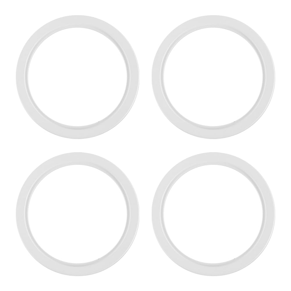 Ieron 4PCS Goof Rings for Ceiling Lights Recessed Light Trim for Downlight Diameter 75mm Suitable for Hole Diameter 76-95mm