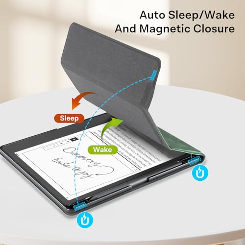 Image of CoBak Case for E-Reader - All New PU Leather Cover with Auto Sleep Wake Feature for Tablet Reader 10.2 inch 2022 & 2024 Released with Pen Holder (not Compatible with Remarkable)