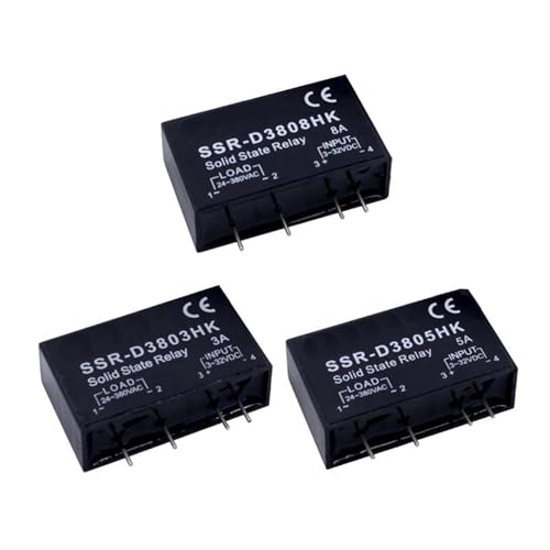 Relais statique SSR-D3808HK 8A à broches dédiées pour automatisme