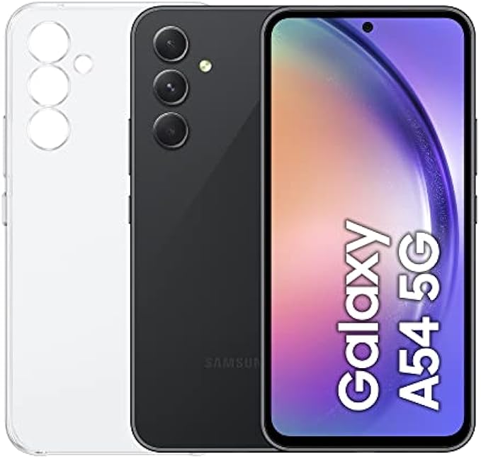SAMSUNG Galaxy A54 5G SM-A546B/DS Dual Hybrid SIM Exyonos 1380 Android Smartphone, 6.4 Inch Dynamic AMOLED Display, 5000 mAh Battery, 256GB/8 GB EU/UK Model International Version (Black)