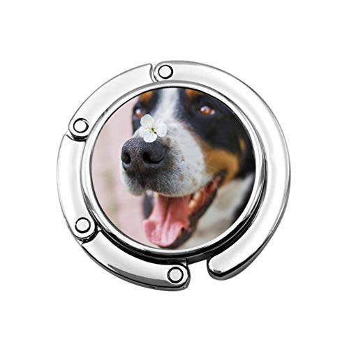 Preisvergleich Produktbild Geldbörsenhaken Große Schweizer Sennenhund Nahaufnahme Porträt Klapphandtasche Tisch Kleiderbügel Tasche Kleiderbügel Sammlung Schreibtischhaken Für Geldbörse