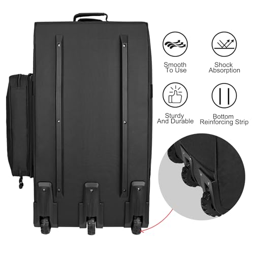 150L Tri-Wheel Rolling Duffle Bag