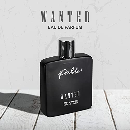 Image of PABLO Perfume For Men 100 Ml - Eau De Parfum for Man - Premium Long Lasting Fragrance Spray, Wanted Perfume for Men