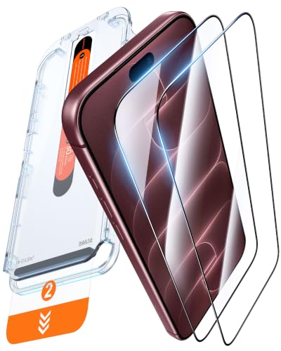 DIMONCOAT für iPhone 18 Pro für Panzerglas TOP 9H+ Sturzschutz, 2 Stück – Ansicht 1