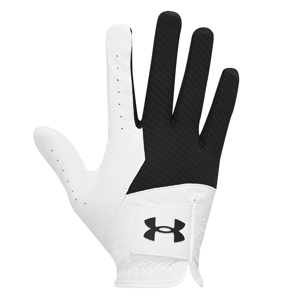 Under Armour Medal Golf Glove - Black, White, Black - RMD