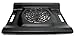 Thermaltake Massive 23 LX Steel Mesh Panel Single Oversized 230mm Blue LED Fan Portable 10”-17” Laptop Notebook Cooling Pad CLN0015,Black