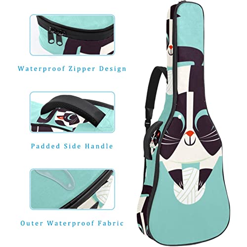 Housse de sac de guitare épaisse avec rembourrage en éponge imperméable pour guitare acoustique électrique basse… - Les Beatles, Paul McCartney, John Lennon, RIngo Starr, George Harrison Housse de sac de guitare épaisse avec rembourrage en éponge imperméable pour guitare acoustique électrique basse… – Image 5