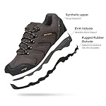 NORTIV 8 Men's Low Top Waterproof Hiking Shoes Trekking Trails Outdoor Work Shoes - Image 5