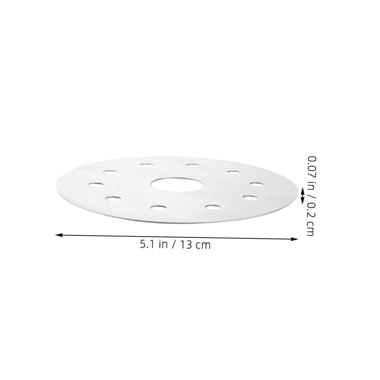 SOLUSTRE Induction Diffuser Plate for Kitchen Steel Induction Adapter Plate Heat-conduction Sheet