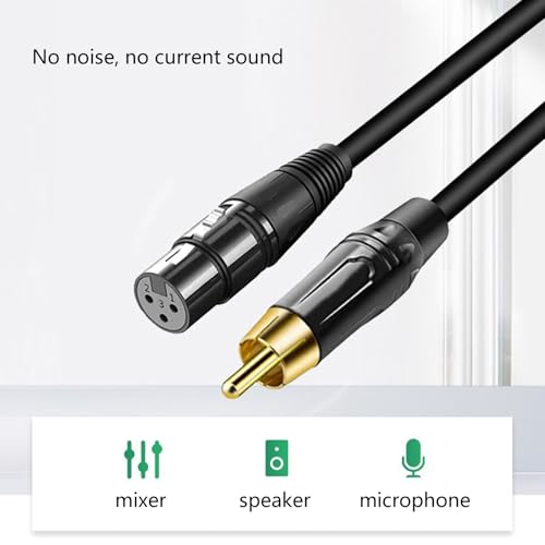 Câble de conception compacte mâle XLR haute fidélité sans bruit