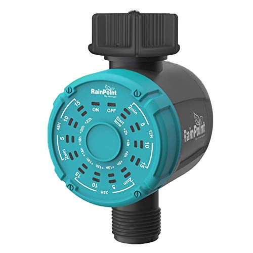 Yanten Watering Timer, Ball Valve Water Timer for Home, Garden Irrigation Controller, Watering Controller (3/4 inch)