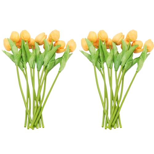 Fleurs artificielles decoratives jaunes pour une table de cuisine