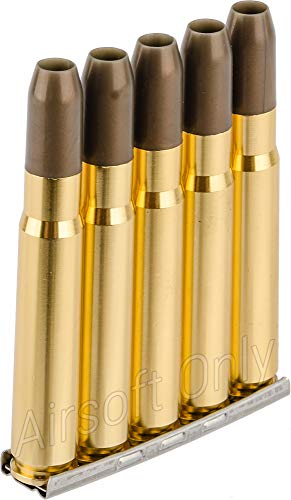 Evike G&G Armament 5 Piece Spare Airsoft Cartridge Shell Set for G980k Shell Ejecting Airsoft Gas Rifles