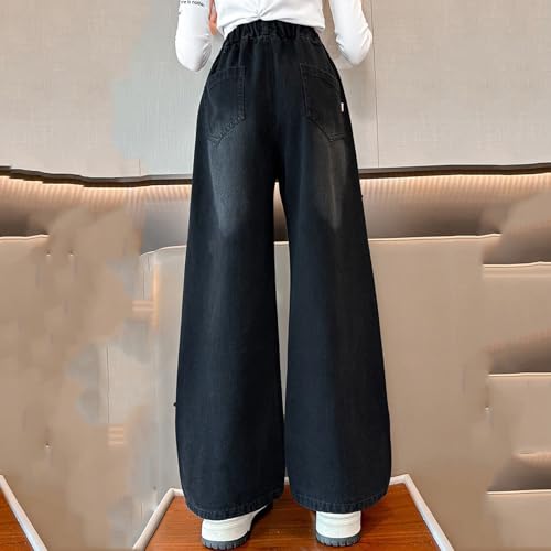 Boys Jeans Jeans Leopard Print Patchwork Button Fly Aesthetics Pants Tummy Control Teen Flare Jeans4