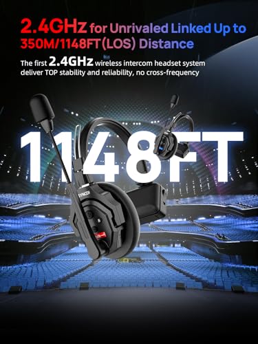 Synco SY-STALK-X5 Xtalk X5 Wireless Intercom Headset System thumb #6