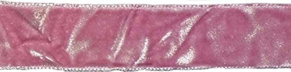C'est Joli! Panne De Velours/Crushed Velvet 7/8-inch x 3.28 Yards-Pink
