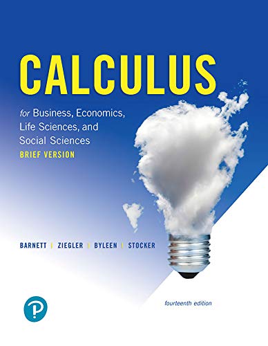 Calculus for Business, Economics, Life Sciences, and Social Sciences, Brief Version (2-downloads)