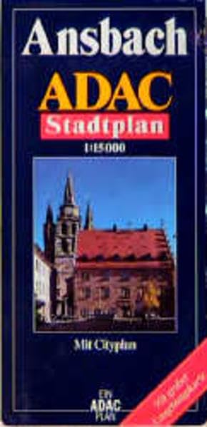 ADAC Stadtpläne, Ansbach: Mit Citypl. Mit Postleitzahlen. Mit großer Umgebungskte.