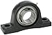 Hub City PB250URX1-15/16 Pillow Block Mounted Bearing, Normal Duty, Low Shaft Height, Relube, Setscrew Locking Collar, Narrow Inner Race, Cast Iron Housing, 1-15/16" Bore, 2.44" Length Through Bore, 2.189" Base To Height