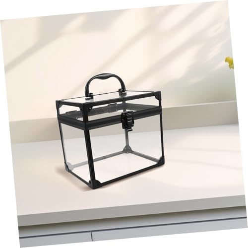 Support vinyle acrylique transparent bac de rangement pour étagère - 8