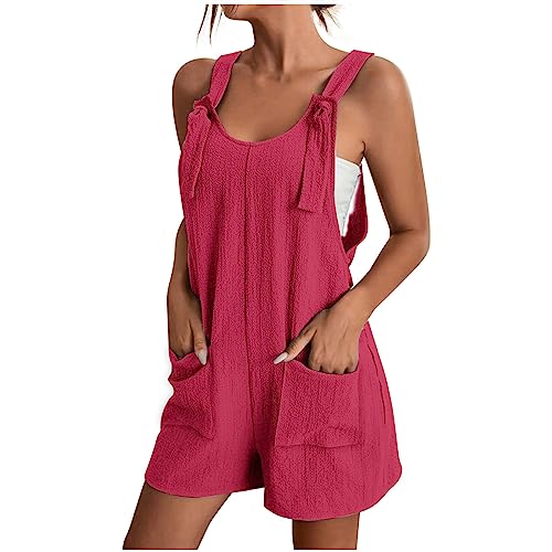 WOXIHUAN Donna Salopette Monopezzi e Tutine Jumpsuit da Donna Canotta