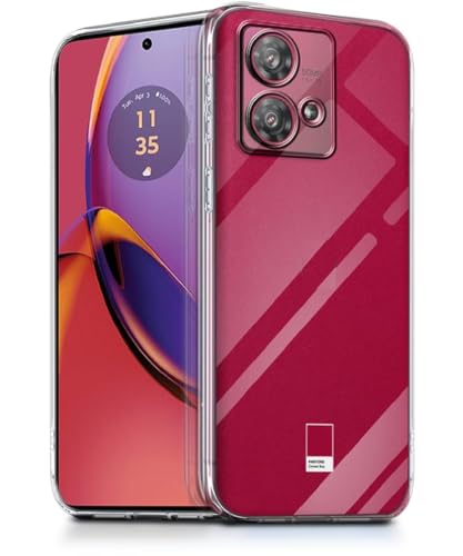 Image of COVERBLACK Rubber Back Cover for Motorola Moto G84 5G - Transparent